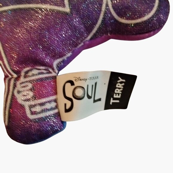 Disney Pixar Soul Terry Keychain Plush 4 inch Toy Purple Clip - Picture 4 of 4